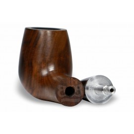 Cachimbo Bertoldi Elite Prateado Natural com Filtro Permanente